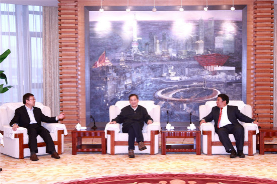 校领导会见我校校友顾国林